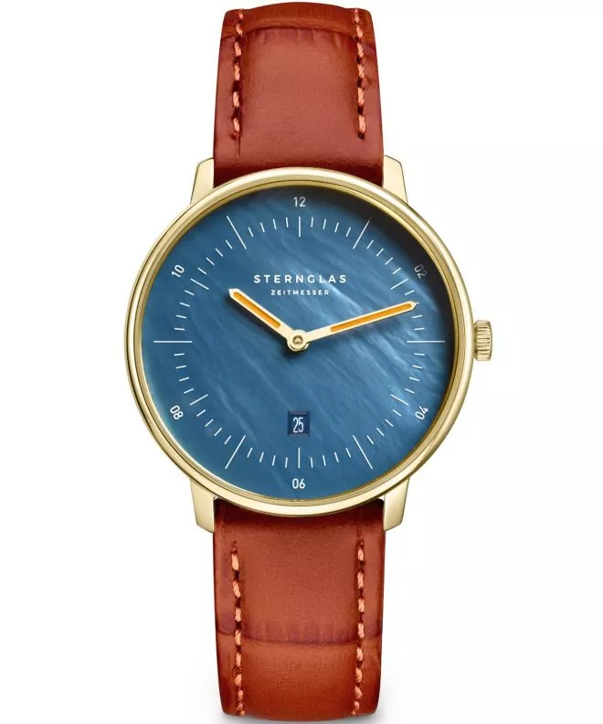 Reloj para mujeres Sternglas Naos XS Edition Mother Of Pearl S01-NDP07-NB01