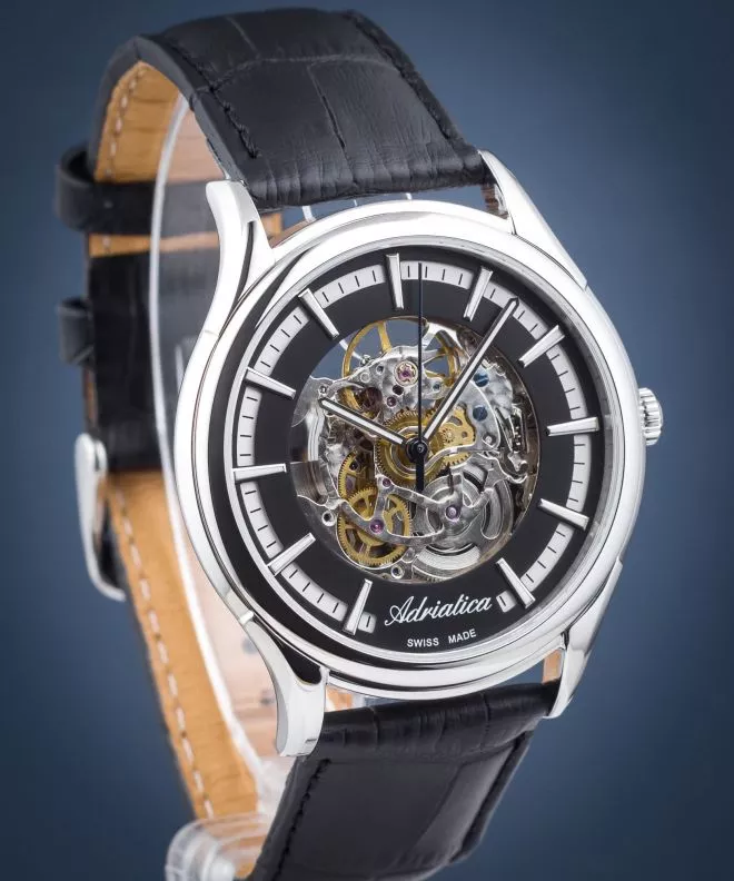 Reloj para hombres Adriatica Automatic Skeleton SET A8328.5214SA