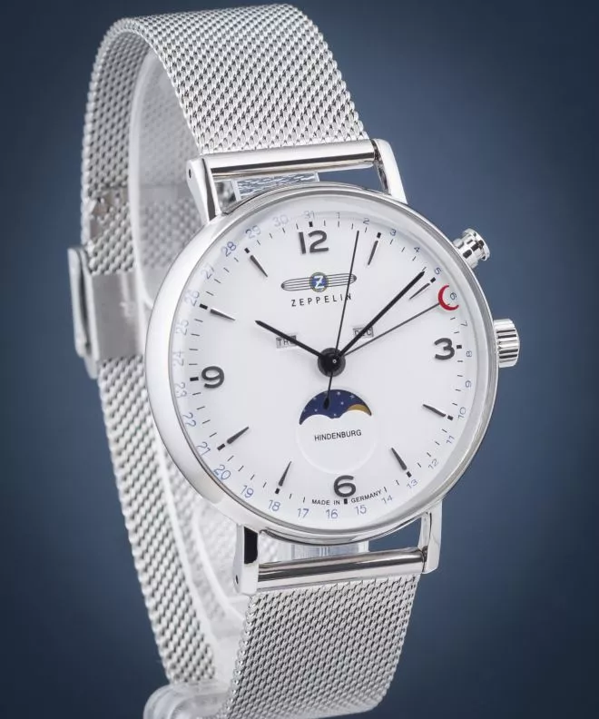 Reloj para hombres Zeppelin LZ129 Hindenburg Moonphase 8076M-1