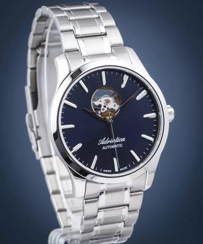 Reloj para hombres Adriatica Open Heart Automatic Sapphire A8277.5115AO