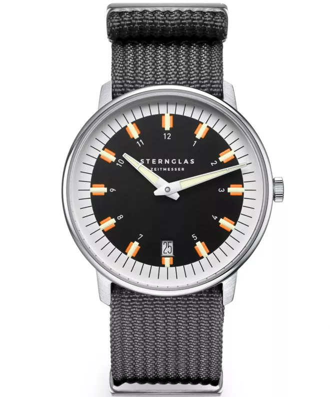 Reloj para hombres Sternglas Egor Black Silver S01-EG03-FI04