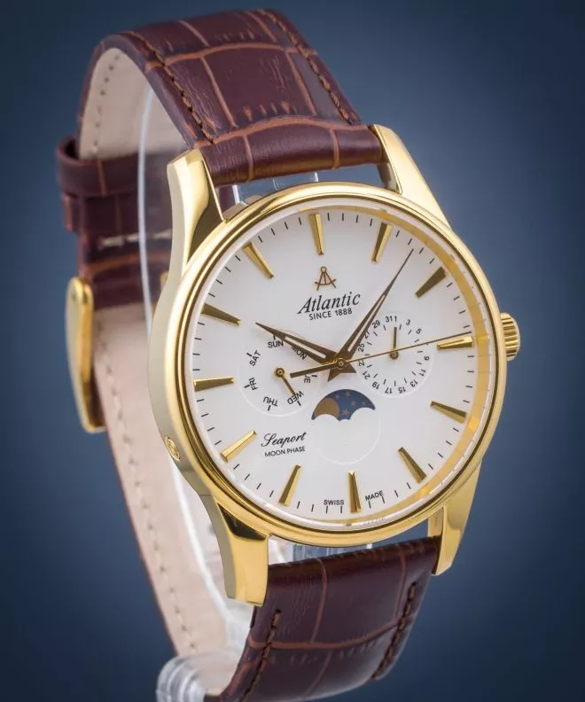 Reloj para hombres Atlantic Seasport Moon Phase 56550.45.21