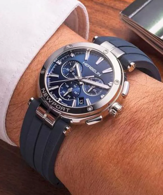 Reloj para hombres Herbelin Newport Chronograph 37658AP15CB (37658/AP15CB)