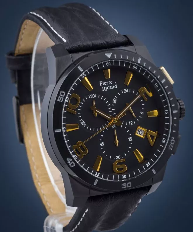 Reloj para hombres Pierre Ricaud Chronograph P60016.B254CHY