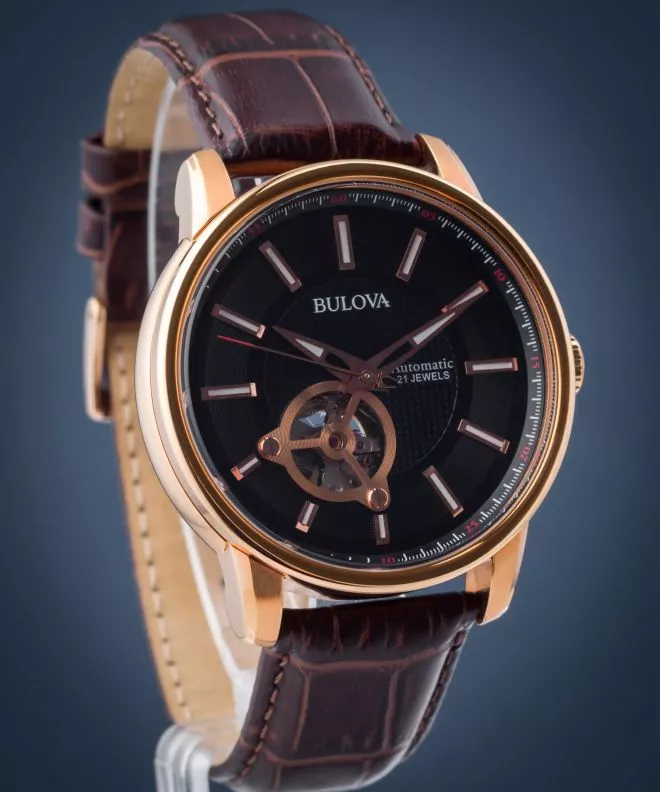 Reloj para hombres Bulova Automatic Open Heart 97A109