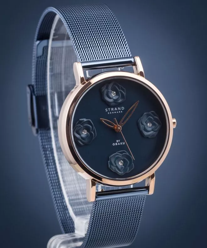Reloj para mujeres Strand by Obaku Flower S733LXVLML