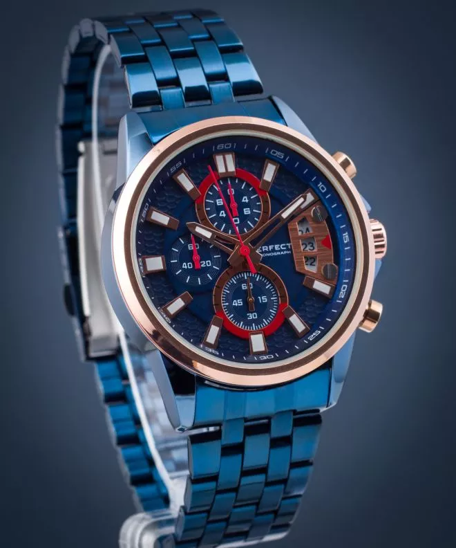 Reloj para hombres Perfect Chronograph PF00572