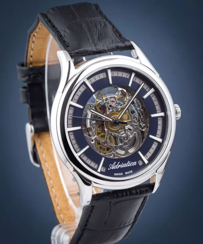 Reloj para hombres Adriatica Automatic Skeleton SET A8328.5215SA