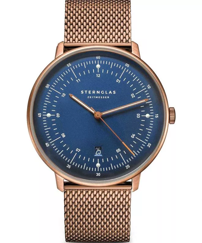 Reloj para hombres Sternglas Hamburg Dark Blue S01-HH27-MI11
