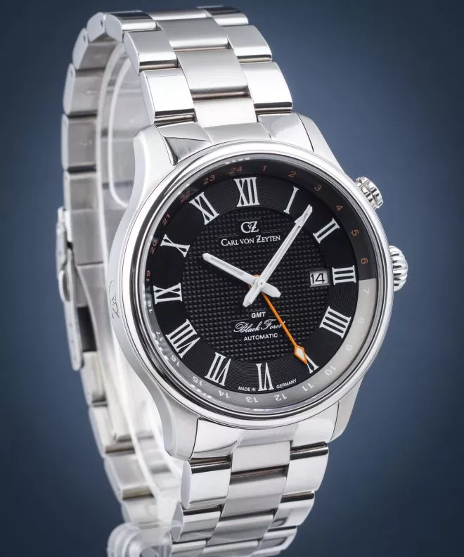 Reloj para hombres Carl von Zeyten Rench Black Forest GMT Automatic CVZ0087BKMS