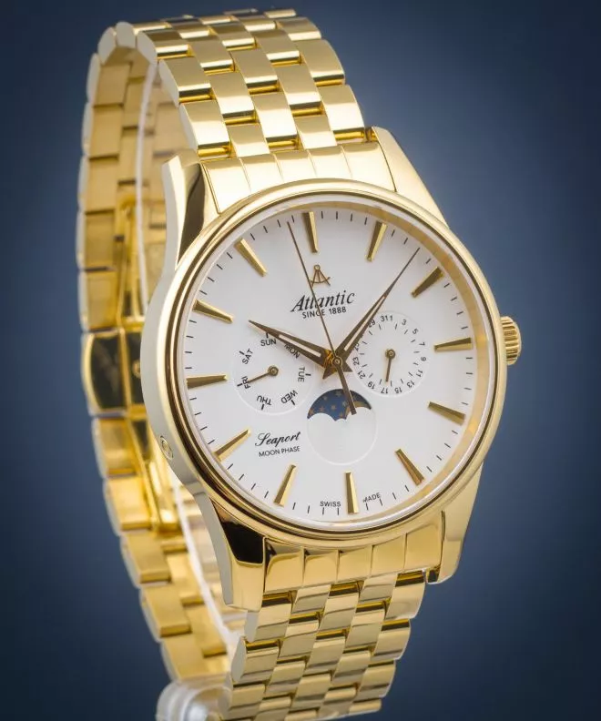Reloj para hombres Atlantic Seaport Moon Phase 56555.45.21