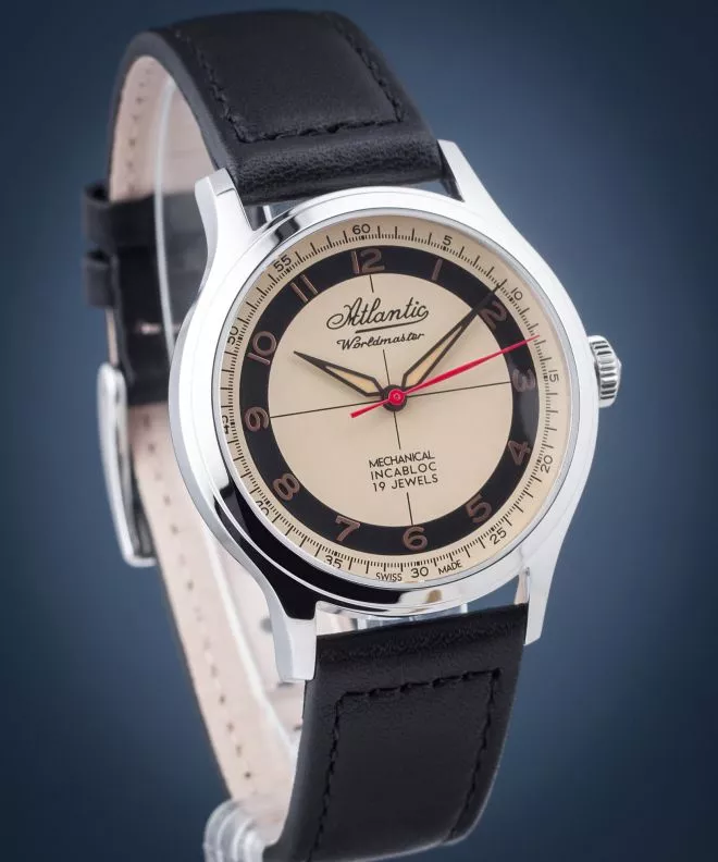 Reloj para hombres Atlantic Worldmaster Incabloc Mechanical 53680.41.93