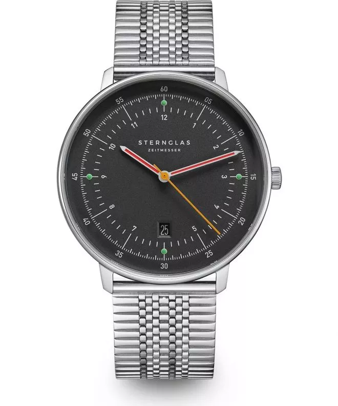 Reloj para hombres Sternglas Hamburg Neugraphite S01-HH39-ME08