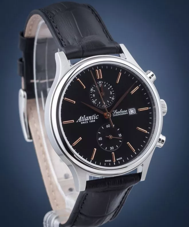 Reloj para hombres Atlantic Seabase Chronograph 64452.41.61R