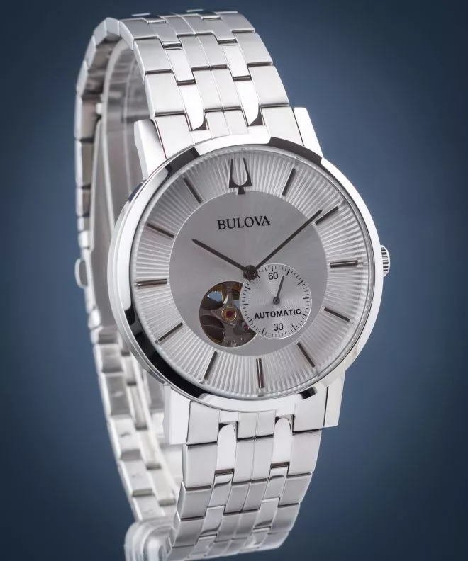 Reloj para hombres Bulova Classic Open Heart Automatic 96A238