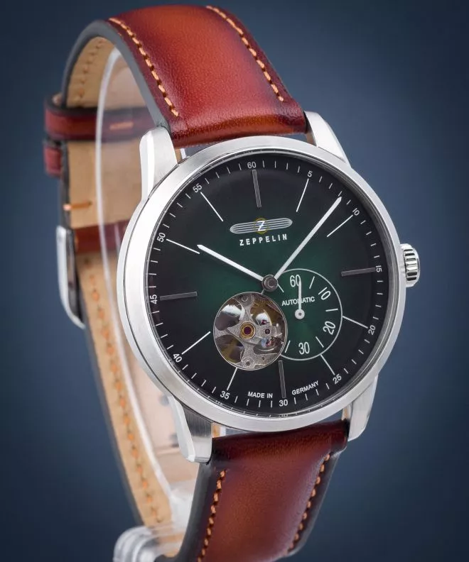 Reloj para hombres Zeppelin Flatline Open Heart Automatik 8364-4