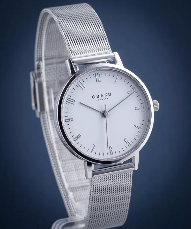 Reloj para mujeres Obaku Brink Lille-Steel V248LXCIMC