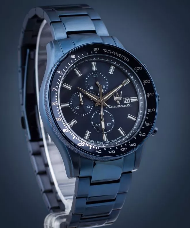 Reloj para hombres Maserati Sfida Chronograph Blue Edition R8873640023