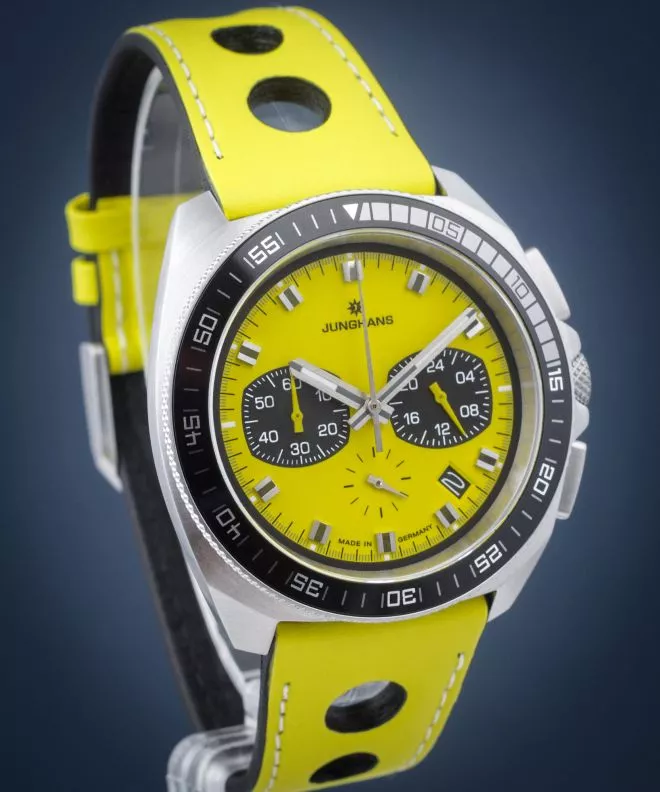 Reloj para hombres Junghans 1972 Chronoscope FIS Lemon Limited Edition 041/4369.00