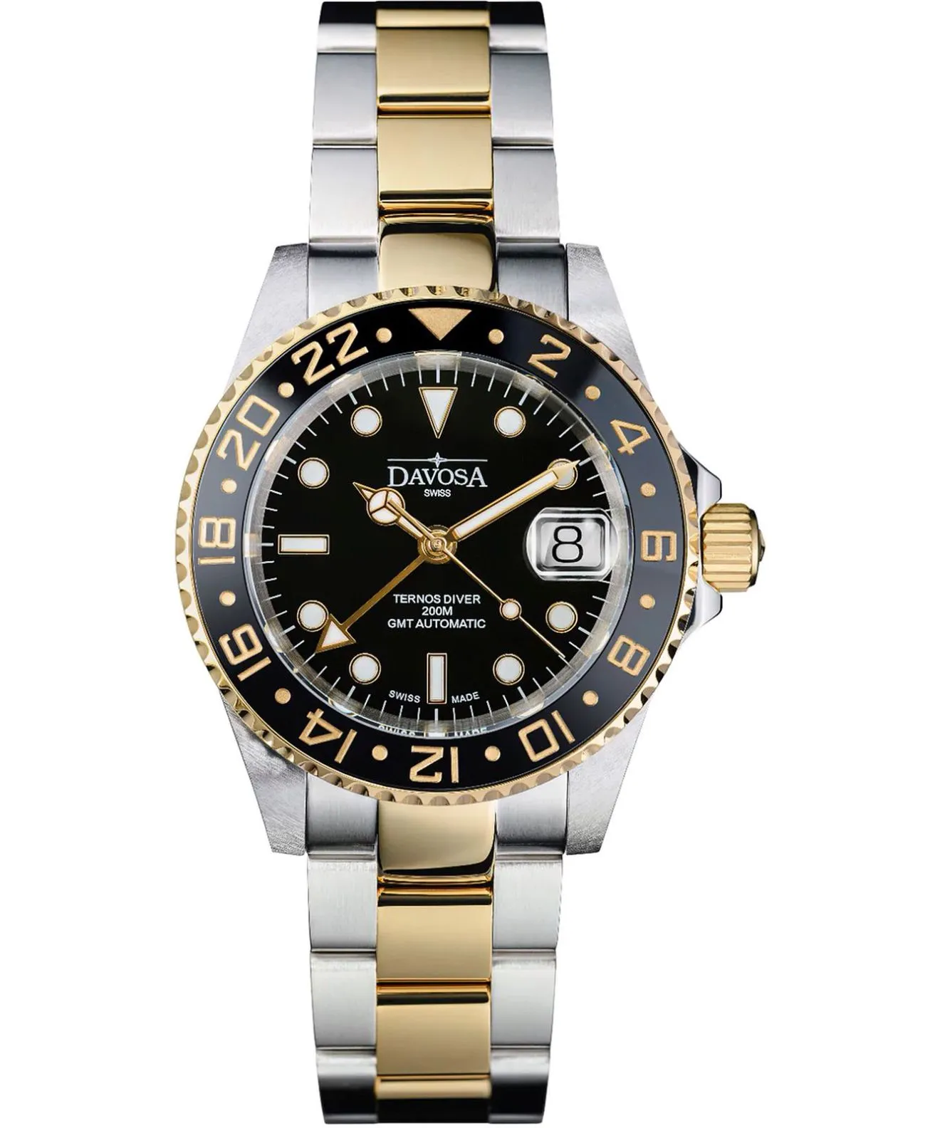 Reloj para hombres Davosa Ternos Ceramic GMT WaveSI Automatic 161.591.50W