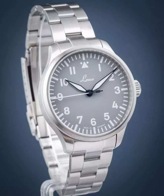 Reloj para hombres Laco Augsburg Grau 39 LA-862161.MB