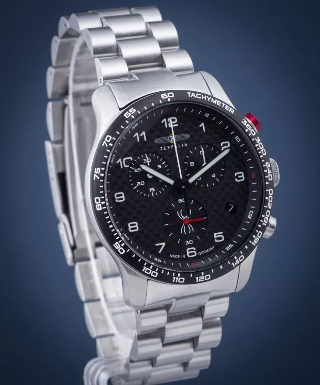 Reloj para hombres Zeppelin Night Cruise Alain Robert Chronograph 7294M-4