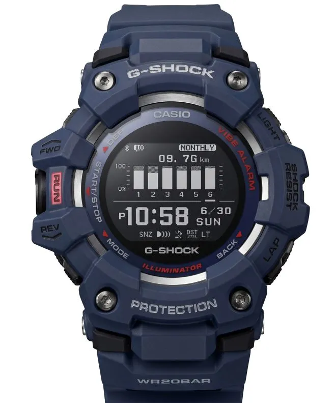 Reloj para hombres Casio G-Shock G-Squad Bluetooth Sync Step Tracker GBD-100-2ER
