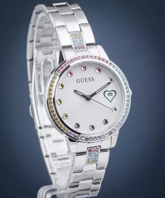 Reloj para mujeres Guess Three of Hearts GW0657L1