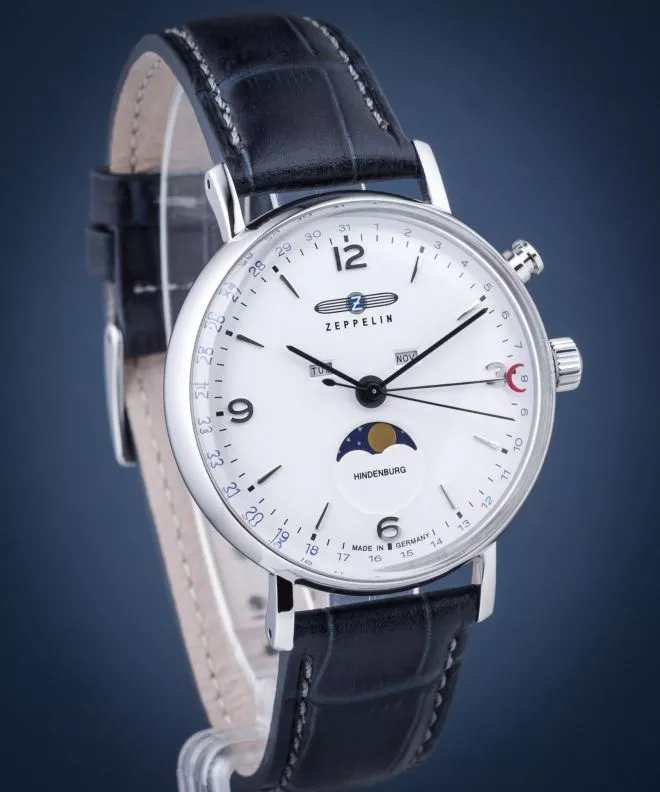 Reloj para hombres Zeppelin Hindenburg Moonphase 8076-1