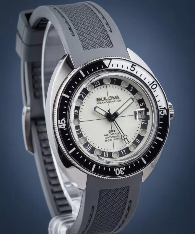 Reloj para hombres Bulova Oceanographer GMT Automatic 98B407