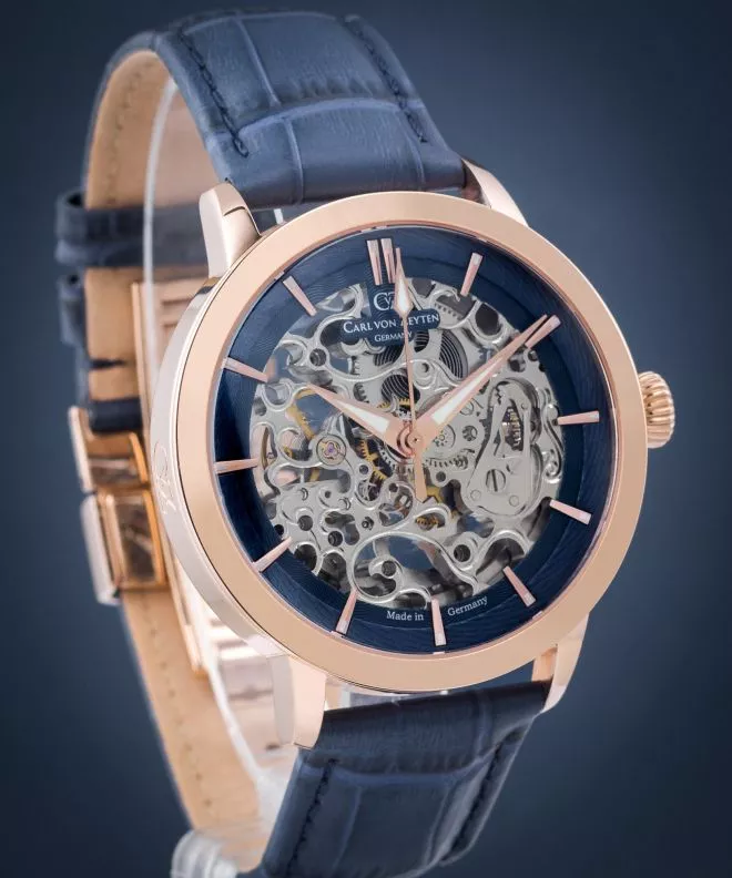 Reloj para hombres Carl von Zeyten Triberg Skeleton Automatic Limited Edition CVZ0013RBLS
