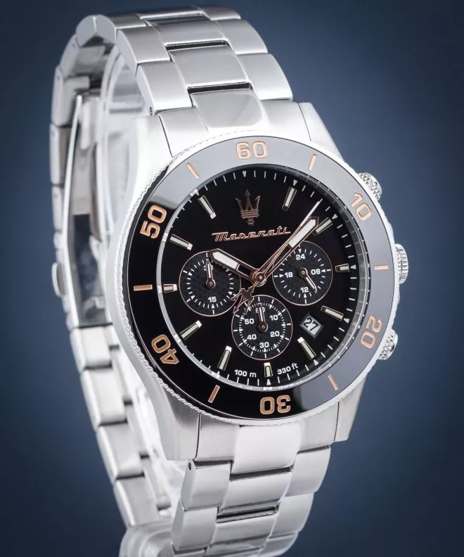Reloj para hombres Maserati Competizione Diver Chronograph Gift SET R8873600001