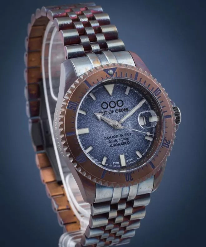 Reloj unisex Out of Order Swiss Automatico Blue OOO.001-20.BL