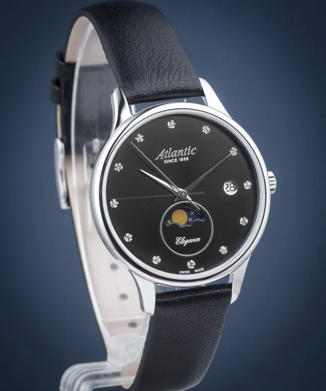 Reloj para mujeres Atlantic Elegance Moonphase 29040.41.67L