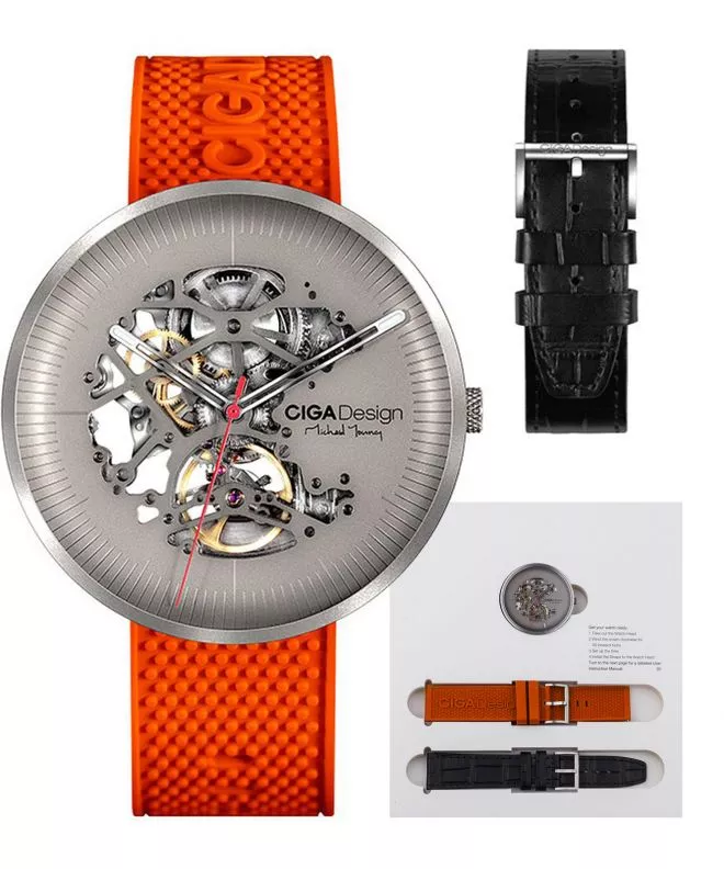 Reloj para hombres Ciga Design MY Titanium Skeleton Automatic M031-TITI-W15OG