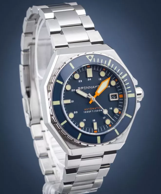 Reloj para hombres Spinnaker Dumas Harbour Blue Automatic Limited Edition SP-5081-GG