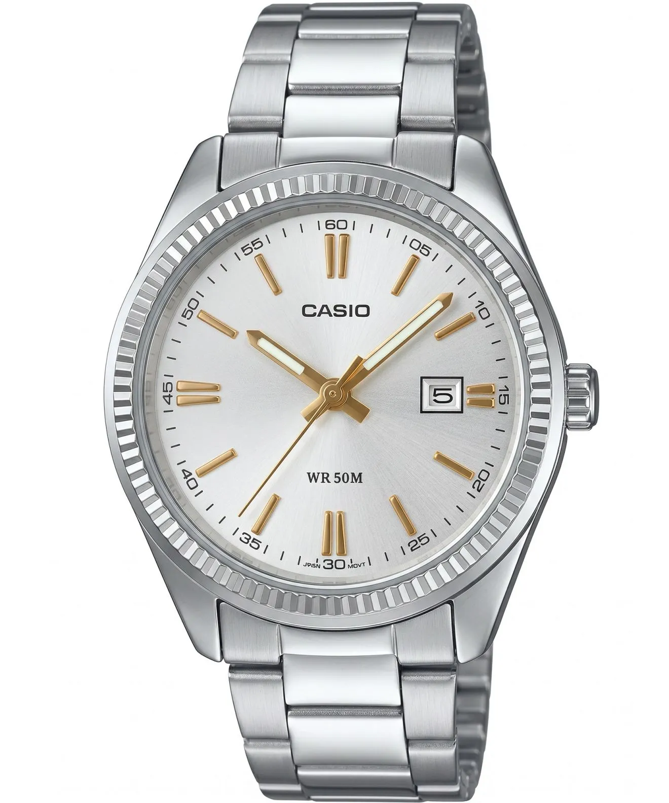 Reloj para hombres Casio MTP blanco MTP-1302D-7A2VEF