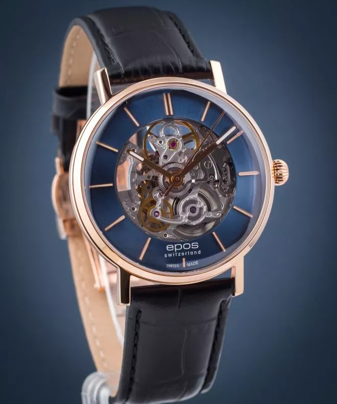Reloj para hombres Epos Originale Skeleton Automatic 3437.135.24.16.25