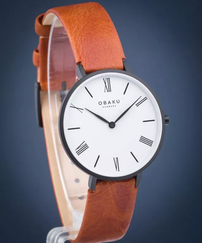 Reloj para mujeres Obaku Folie Lille Tawny V283LXBWRZ-DIB