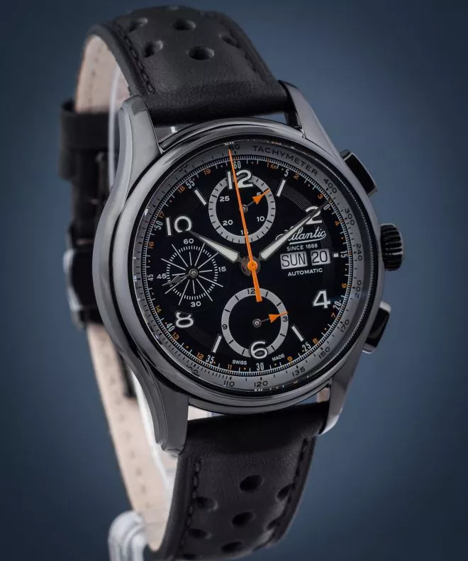 Reloj para hombres Atlantic Worldmaster Prestige Valjoux Chronograph 55853.46.65