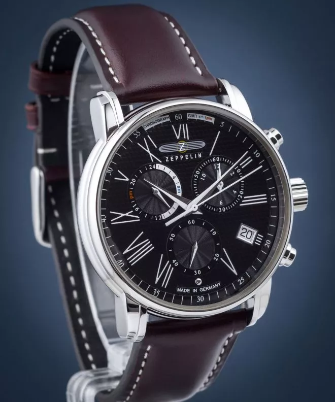 Reloj para hombres Zeppelin Transatlantic Retrograde 7694-2