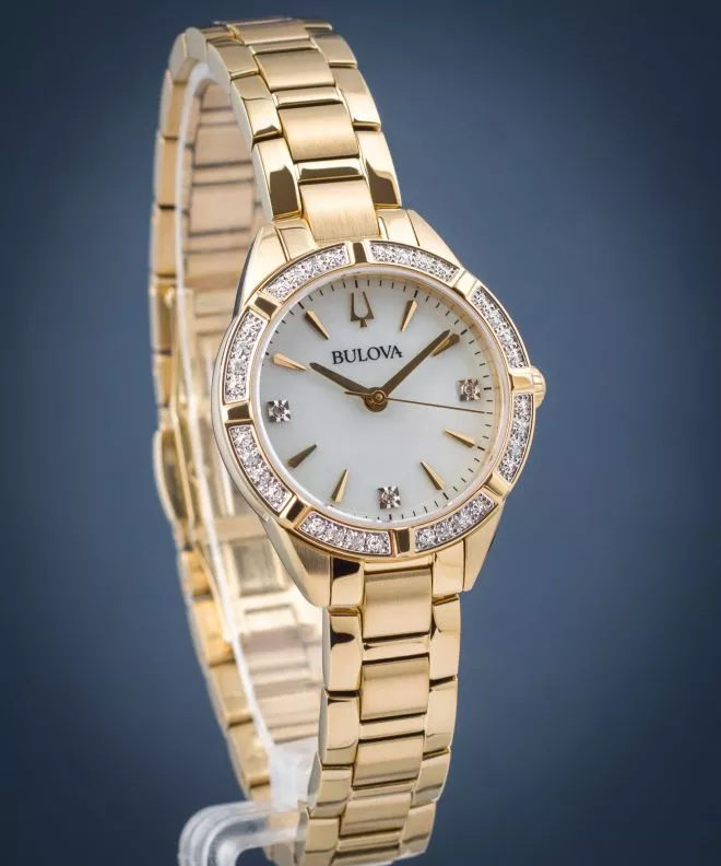 Reloj para mujeres Bulova Classic Sutton Dress Diamonds 98R297