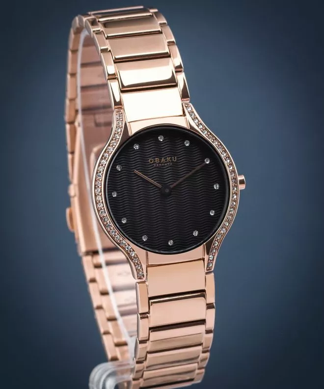 Reloj para mujeres Obaku Acacie Merlot V276LEVBSV