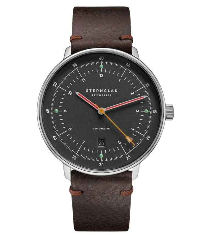 Reloj para hombres Sternglas Hamburg Neugraphit Automatic S02-HH39-VI11