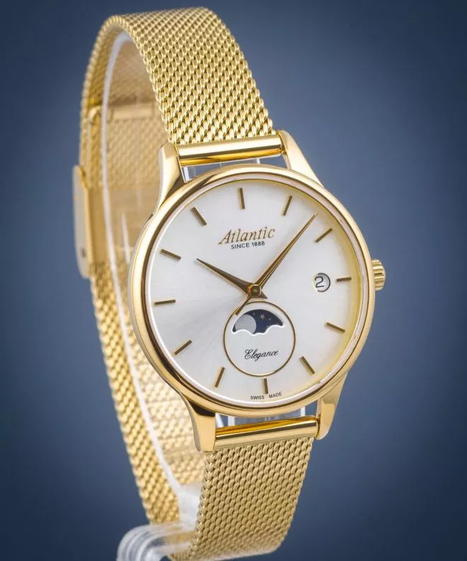 Reloj para mujeres Atlantic Elegance Moonphase 29040.45.21MB