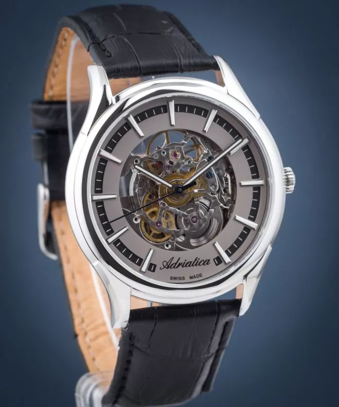 Reloj para hombres Adriatica Automatic Skeleton SET A8328.5217SA