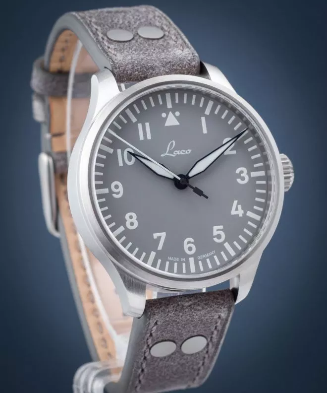 Reloj para hombres Laco Augsburg Grau 39 LA-862161