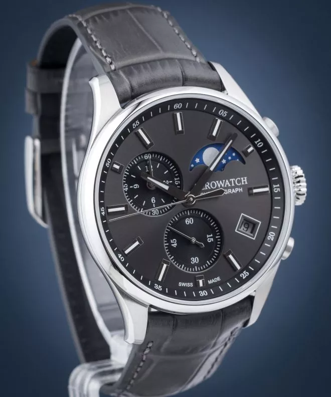 Reloj para hombres Aerowatch Les Grandes Classiques Moon Phase 78990-AA01