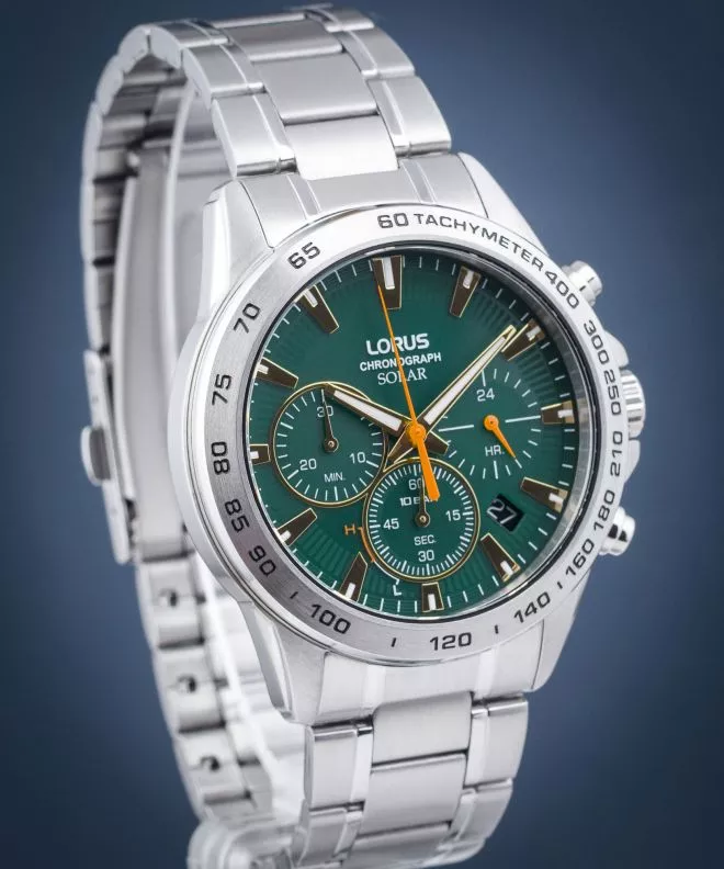 Reloj para hombres Lorus Sports Solar Chronograph RZ505AX9
