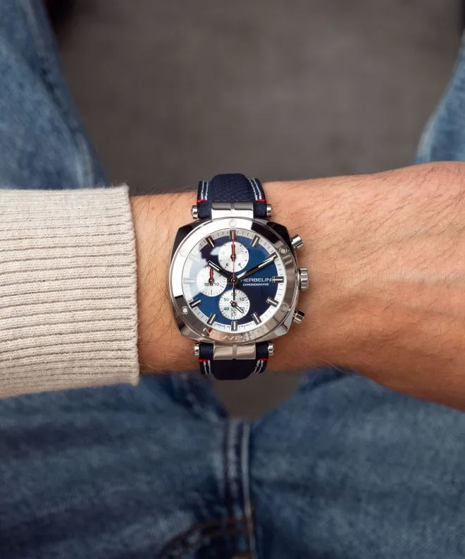 Reloj para hombres Herbelin Newport Heritage Chronographe 35664AP25 (35664/AP25)